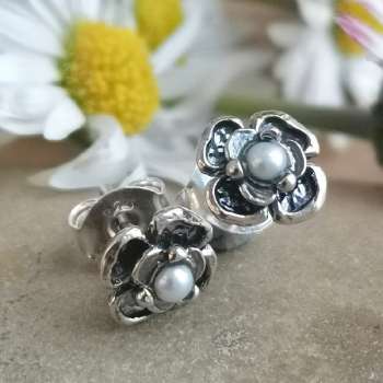 Серебряные серьги с жемчугом MVE2134PL