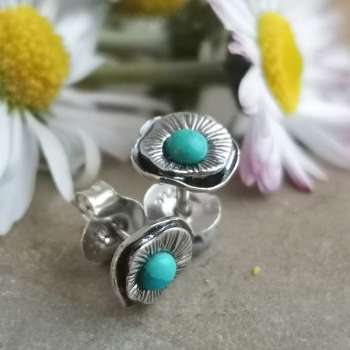 Серебряные серьги с бирюзой MVE2129TQ