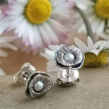 Серебряные серьги с жемчугом MVE2129PL