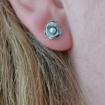 Серебряные серьги с жемчугом MVE2129PL