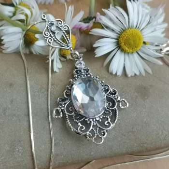 Серебряное колье с куб.цирконом MVN1060CZ