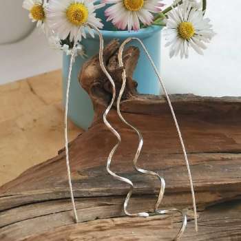 Серебряные серьги MVE1091