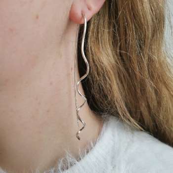 Серебряные серьги MVE1091