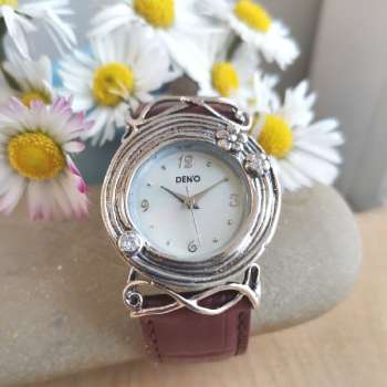 Серебряные часы с куб.цирконом 01W692BDCZ