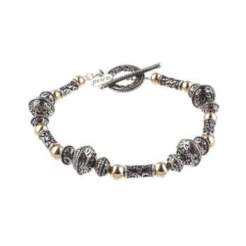 Серебряный браслет с гематитом YMVBh1