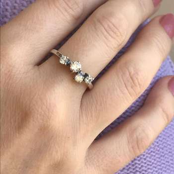 Серебряное кольцо с куб.цирконом MVR1767CZ/1