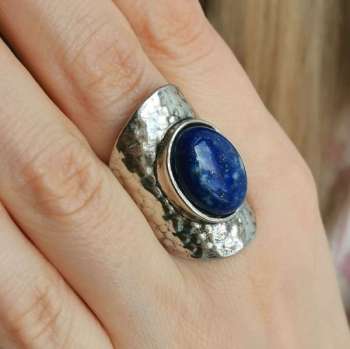 Серебряное кольцо с лазуритом 01R2722LZ