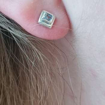 Серебряные серьги с куб.цирконом MVE2131CZ