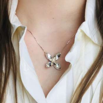 Серебряный кулон с жемчугом MVP1693PL