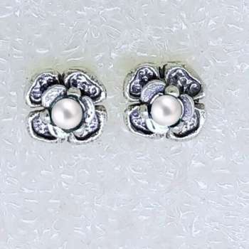 Серебряные серьги с жемчугом MVE2134PL