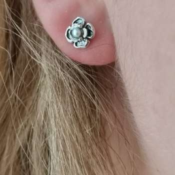 Серебряные серьги с жемчугом MVE2134PL