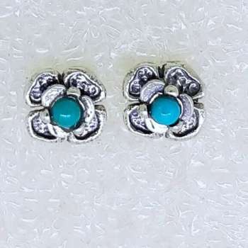 Серебряные серьги с бирюзой MVE2134TQ