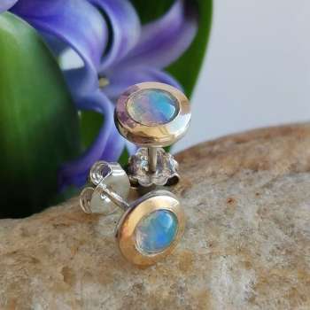 Серебряные серьги с опалом MVE1576GOP