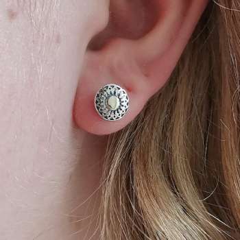 Серебряные серьги с золотом MVE2130G