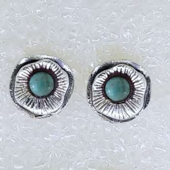 Серебряные серьги с бирюзой MVE2129TQ