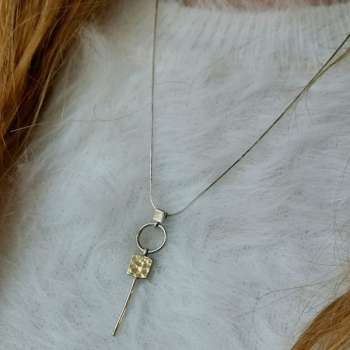 Серебряное колье с золотом MVN1800G