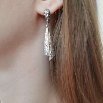 Серьги с золотом MVE2011G