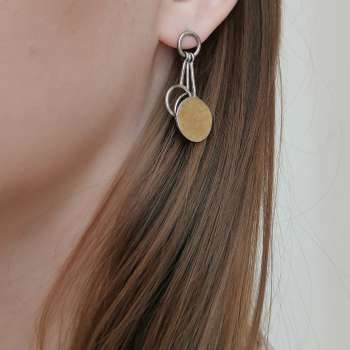 Серьги с золотом MVE1806G