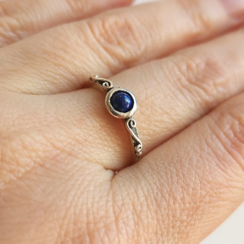 Серебряное кольцо с лазуритом MVR1768/1LZ