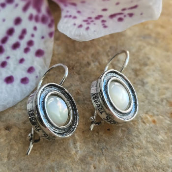 Серебряные серьги с перламутром 01E1383PL