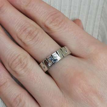 Серебряное кольцо с куб.цирконом MVR1646CZ