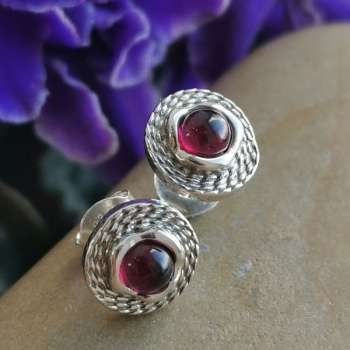 Серебряные серьги с гранатом MVE2132GR