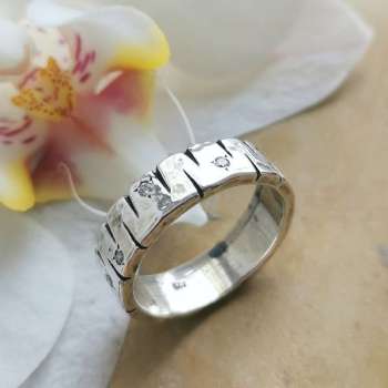 Серебряное кольцо с куб.цирконом MVR1646CZ