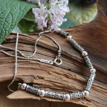 Серебряное колье MVNh003