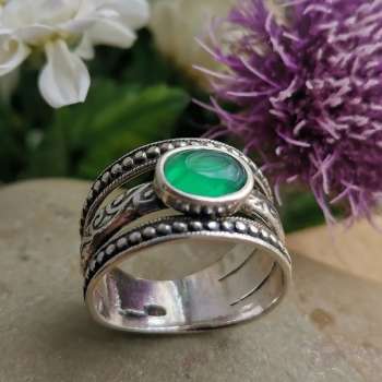 Серебряное кольцо с халцедоном 01R1941HL