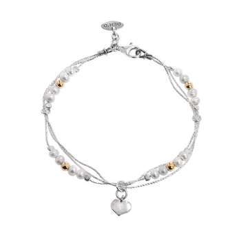 Серебряный браслет с жемчугом и голдфилд Y01B397PL