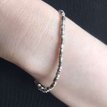 Серебряный браслет с голдфилд Y01B896GF