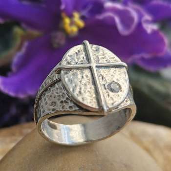 Серебряное кольцо с куб.цирконом 01R2625CZ
