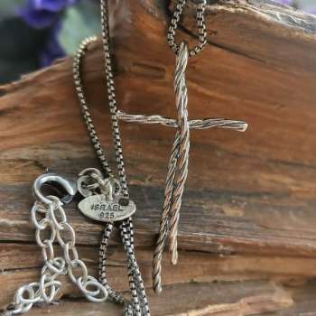 Серебряное колье 01N5098