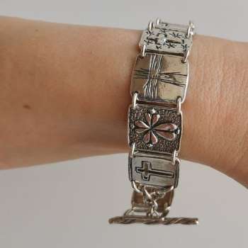 Серебряный браслет 01B1850