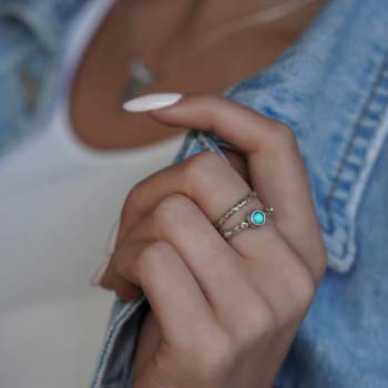 Серебряное кольцо с опалом иск. 01R598/1OP