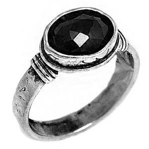 Серебряное кольцо с ониксом 01R304ON
