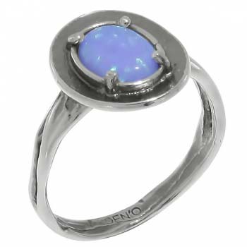 Серебряное кольцо с опалом иск. MVR1570OP