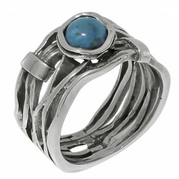Серебряное кольцо с бирюзой MVR1447TQ