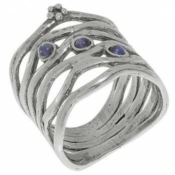 Серебряное кольцо с лабрадором 01R1988LB